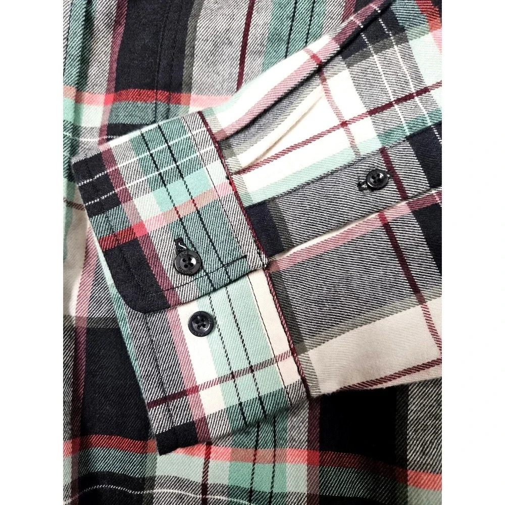 New  Mens North Face Arroyo Lightweight Flannel Plaid Button Down Shirt Size XXL